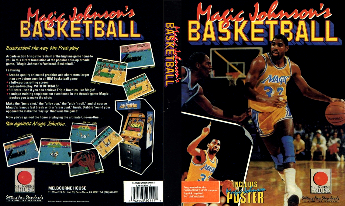 Magic Johnson's Basketball — box-texture (EU)