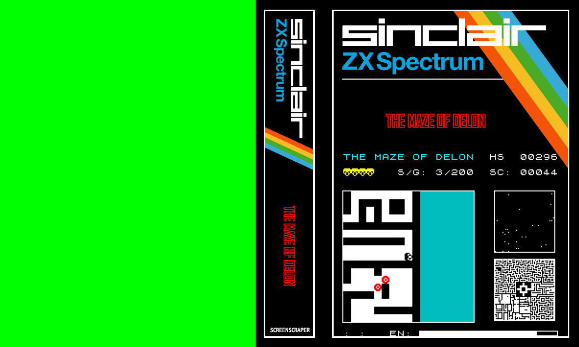 Maze Of Delon, The — box-texture (SS)