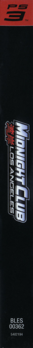 Midnight Club - Los Angeles — box-2D-side (RU)
