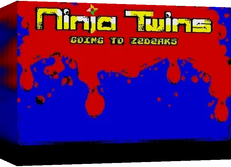 Ninja Twins - Going to Zedeaks — box-3D (WOR)