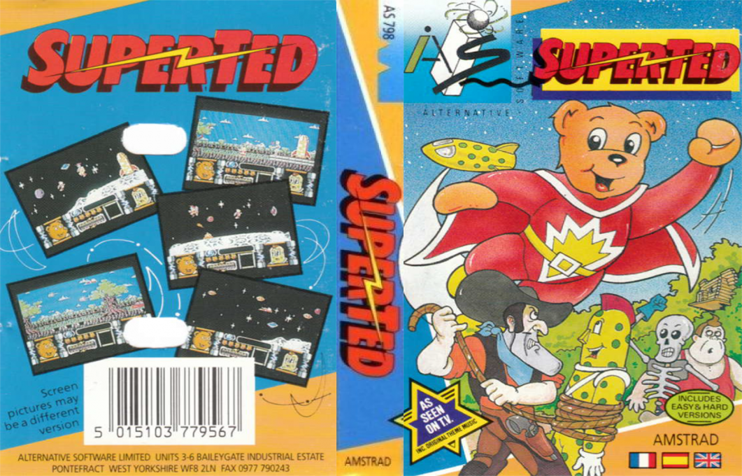Superted - The Search For Spot — box-texture (EU)