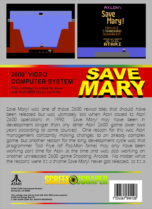 Save Mary! — box-2D-back (SS)