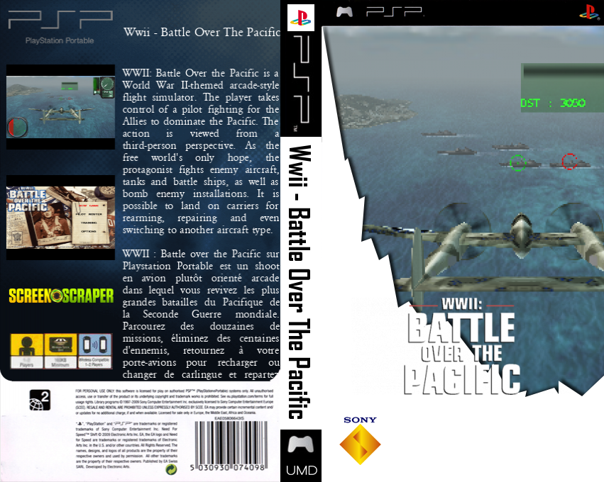 WWII - Battle over the Pacific — box-texture (SS)