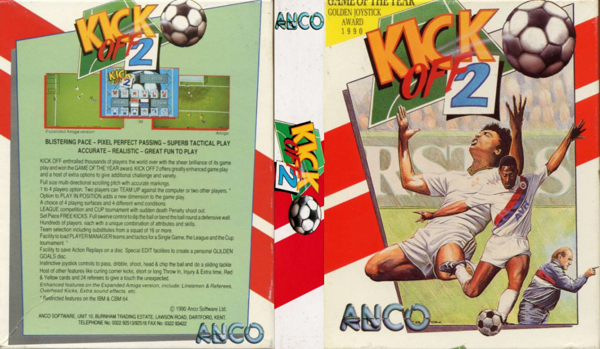 Kick Off 2 + World Cup '90 — box-texture (EU)