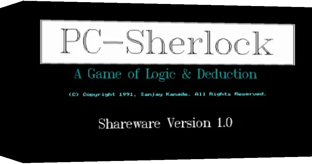 Pc-sherlock : A Game Of Logic And Deduction — box-3D (WOR)