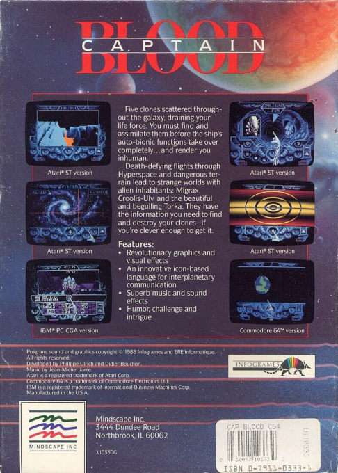 Captain Blood — box-2D-back (US)