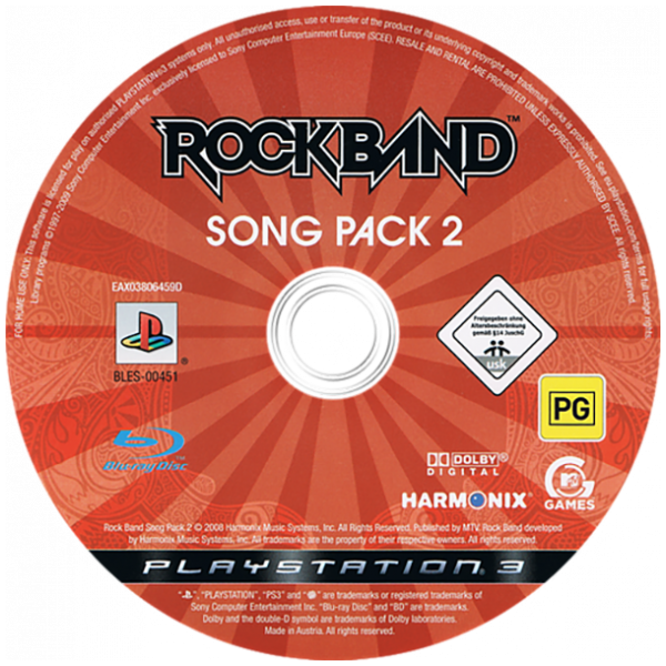 Rock Band - Song Pack 2 — support-2D (EU)