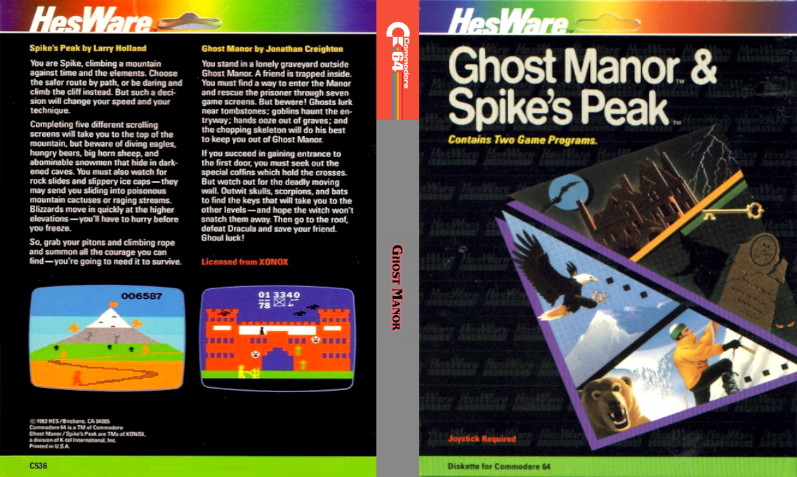 Ghost Manor — box-texture (US)