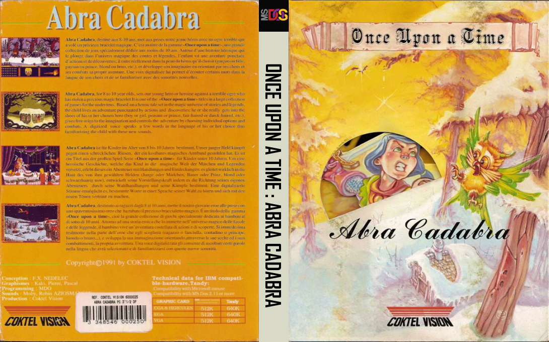 Once Upon A Time - Abra Cadabra — box-texture (EU)
