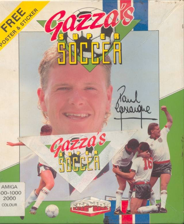 Gazza's Super Soccer box art