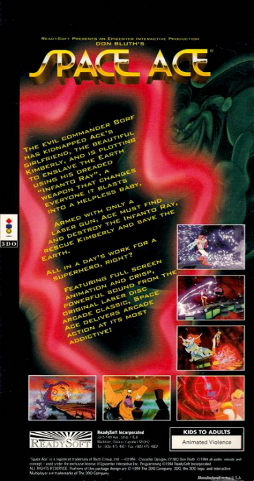Space Ace — box-2D-back (US)