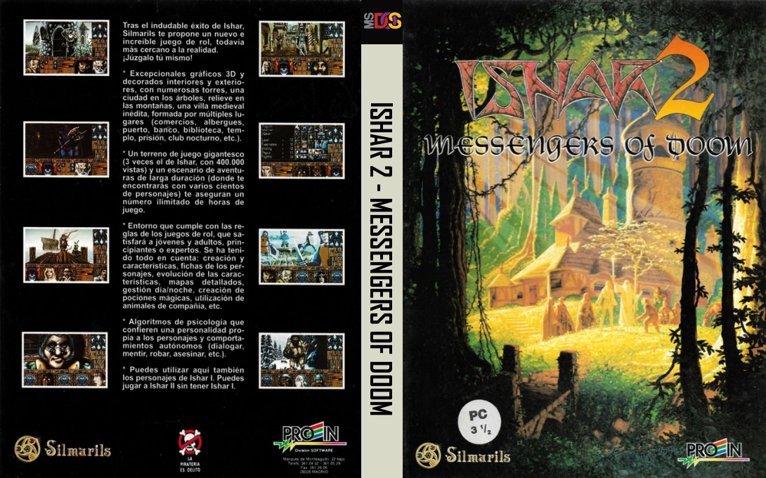 Ishar 2 - Messengers Of Doom — box-texture (SP)