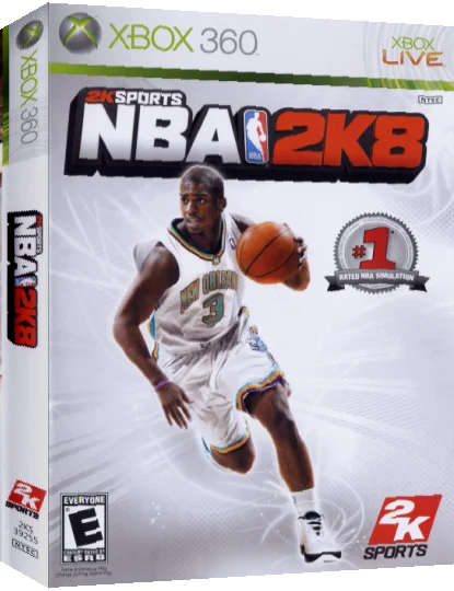 NBA 2K8 — box-3D (US)