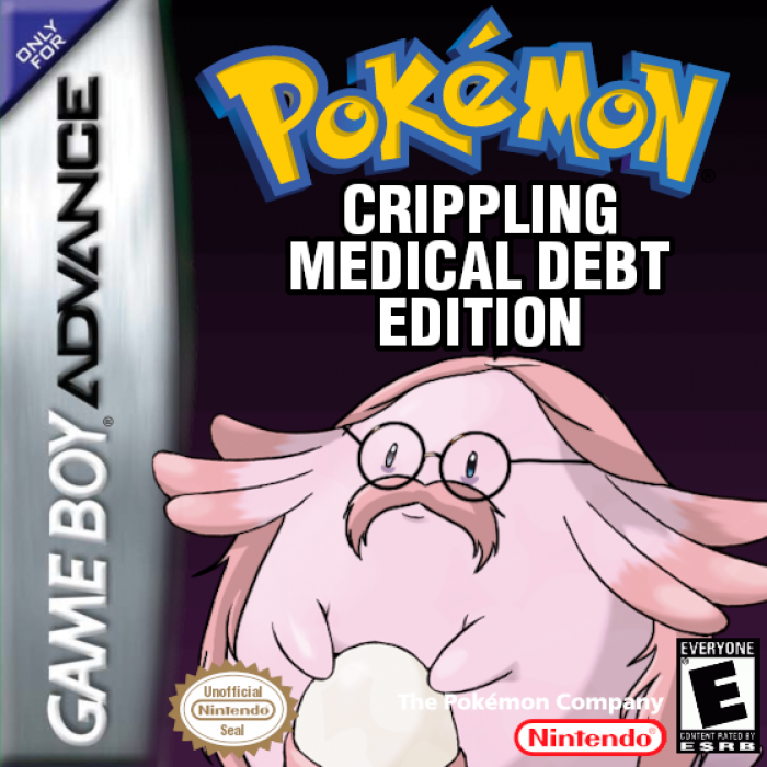 Pokemon Crippling Medical Debt Edition box art