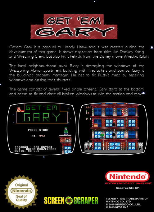 Get'em Gary — box-2D-back (SS)