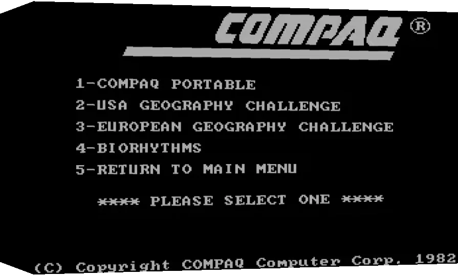 Compaq-DOS Games — box-3D (WOR)