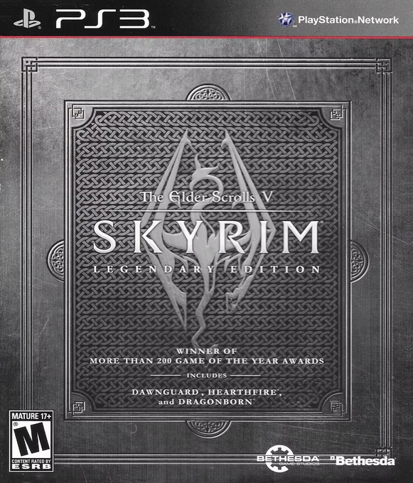Elder Scrolls V, The - Skyrim - Legendary Edition box art