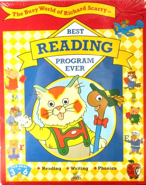 The Busy World of Richard Scarry Best Reading Program Ever box art