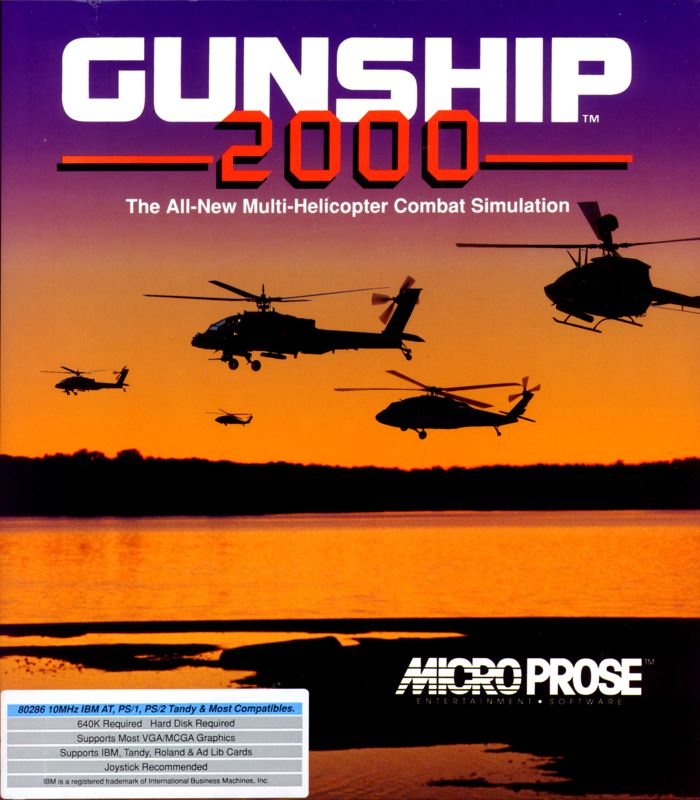 Gunship 2000 — box-2D (EU)