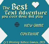 Best Text Adventure, The — sstitle (WOR)