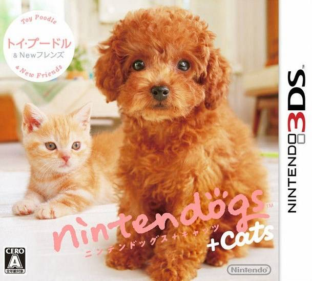 Nintendogs + Cats - Toy Poodle & New Friends — box-2D (JP)