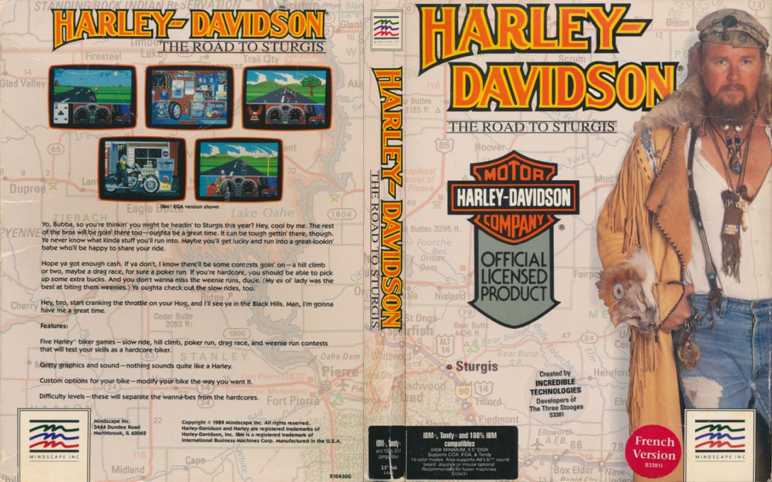 Harley-Davidson - The Road to Sturgis — box-texture (US)