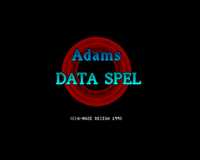 Adams Data Spel — sstitle (WOR)