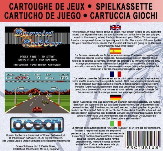 Burnin' Rubber — box-2D-back (EU)