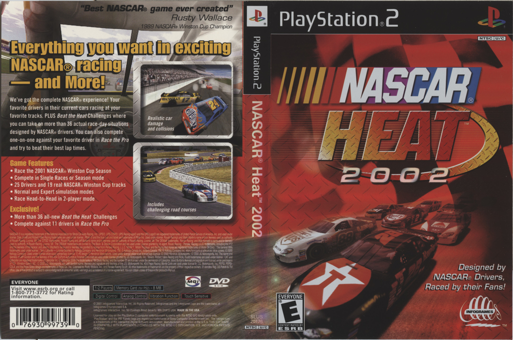 NASCAR Heat 2002 — box-texture (US)