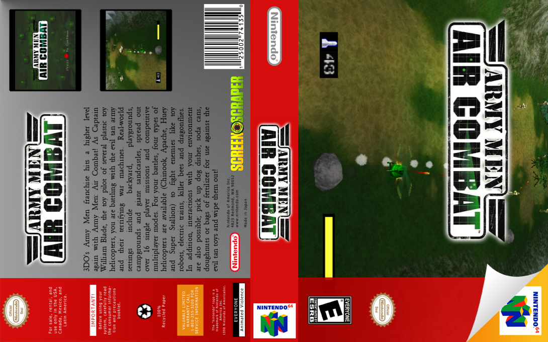 Army Men - Air Combat — box-texture (SS)