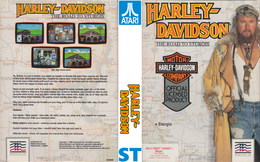 Harley-Davidson - The Road to Sturgis — box-texture (US)