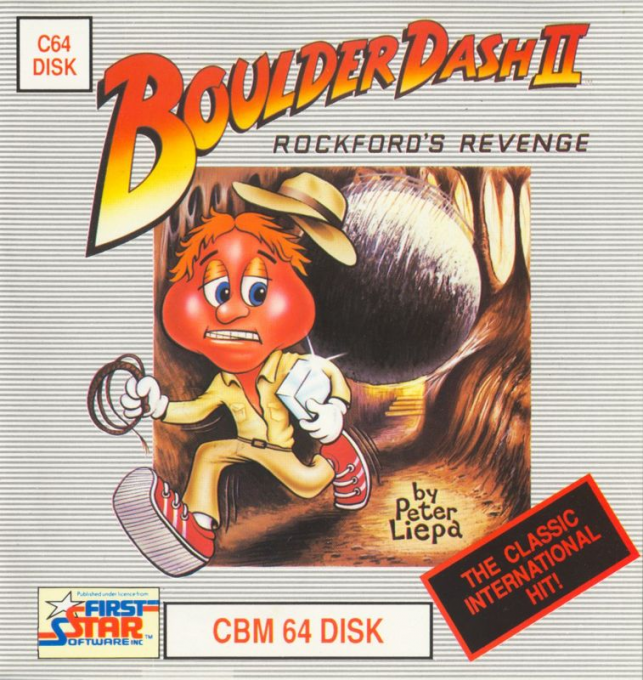Boulder Dash 2 - Rockford's Revenge box art