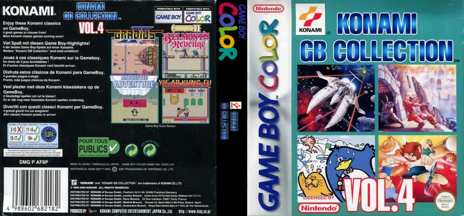 Konami GB Collection Vol.4 — box-texture (EU)