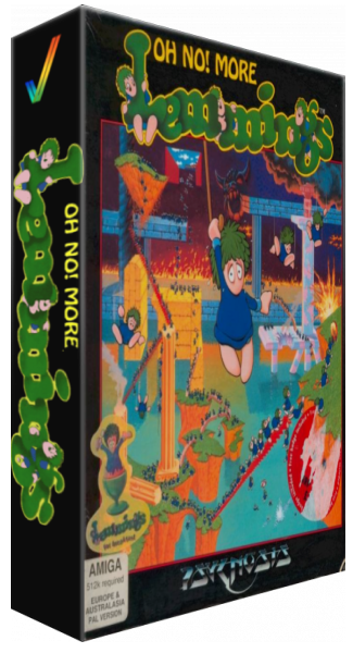Oh No! More Lemmings — box-3D (WOR)