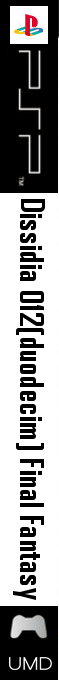 Dissidia 012 - Duodecim Final Fantasy — box-2D-side (EU)