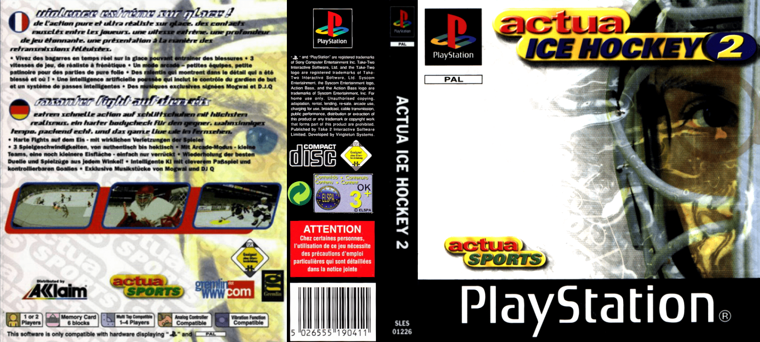 Actua Ice Hockey 2 — box-texture (EU)