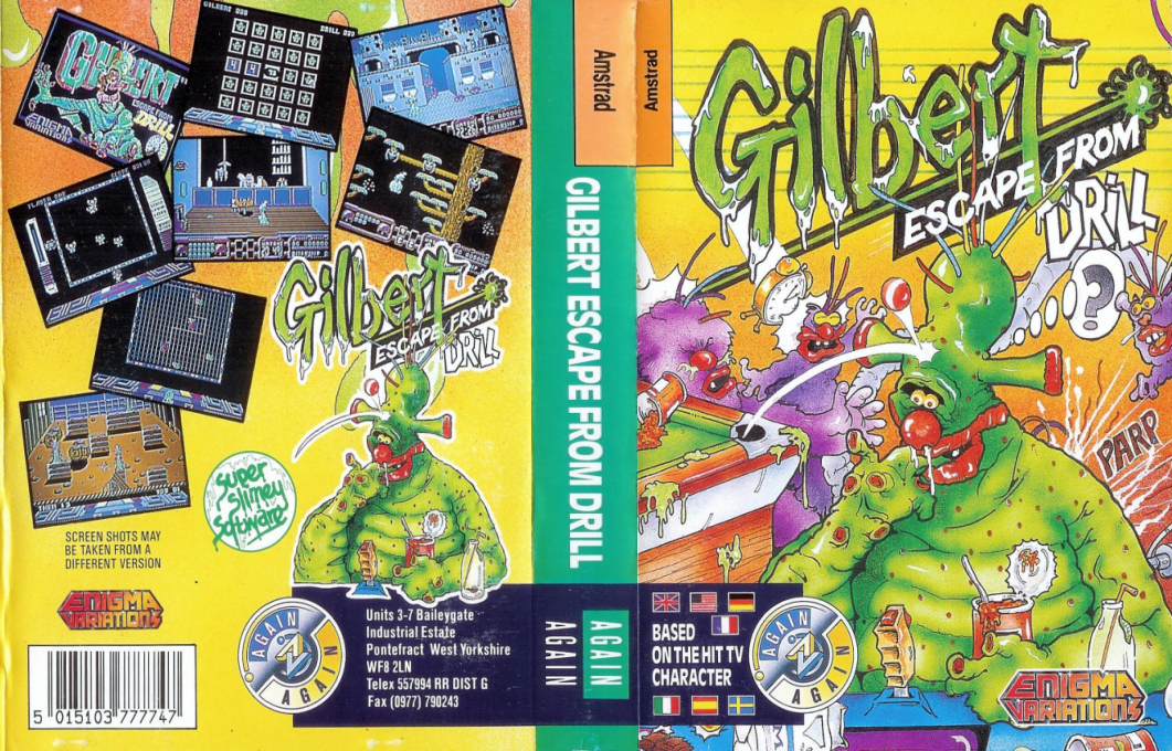 Gilbert - Escape From Drill — box-texture (EU)