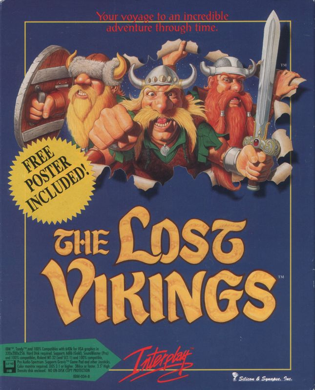 Lost Vikings, The box art