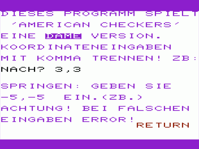 Checkers — sstitle (WOR)