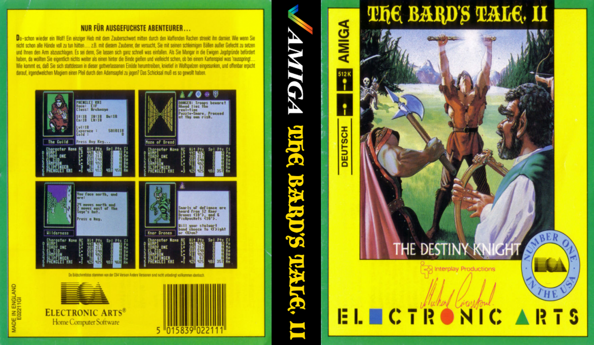 Bard's Tale II, The - The Destiny Knight — box-texture (EU)