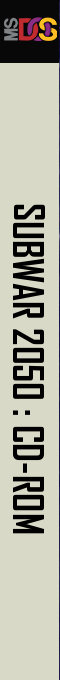 Subwar 2050 - CD-ROM — box-2D-side (US)