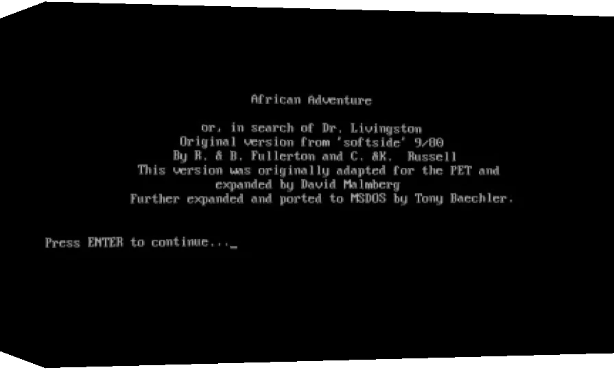 African Adventure Or In Search of Dr. Livingston — box-3D (WOR)