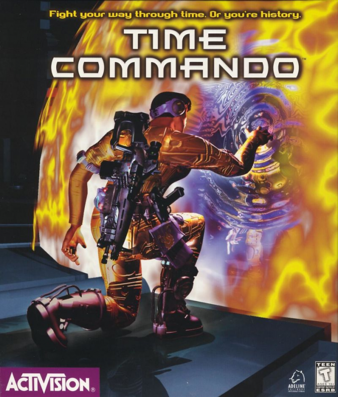 Time Commando — box-2D (US)