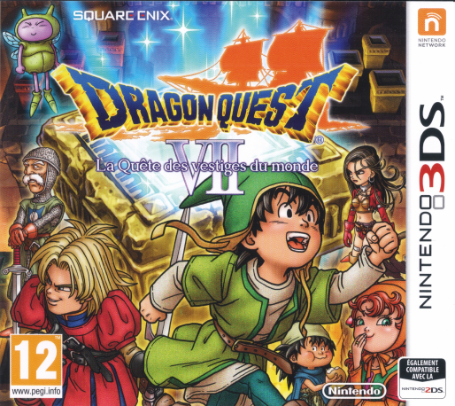 Dragon Quest VII - Fragments of the Forgotten Past — box-2D (FR)