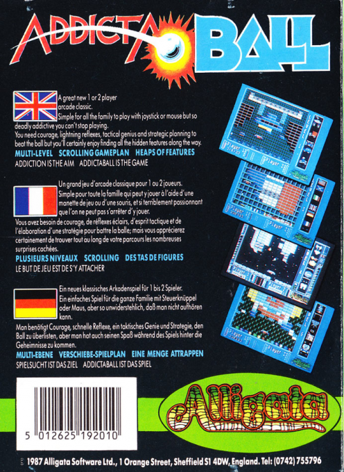 Addictaball — box-2D-back (EU)