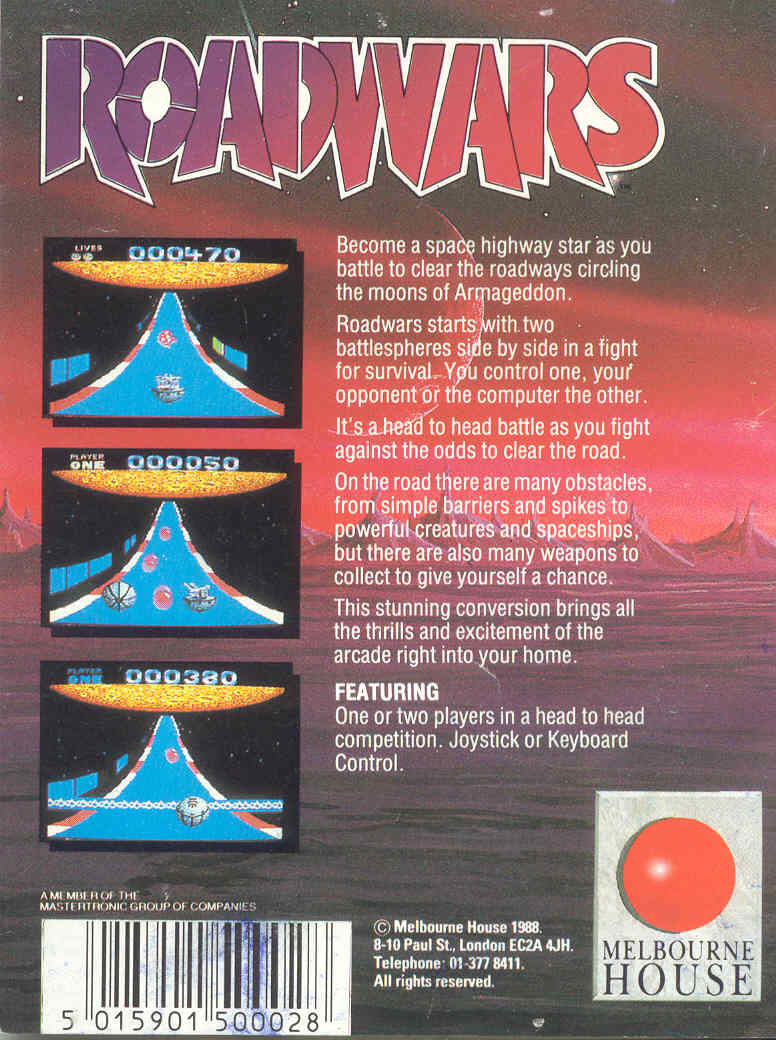 Roadwars — box-2D-back (EU)