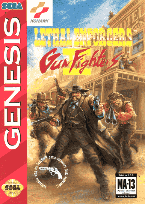 Lethal Enforcers II - Gun Fighters box art