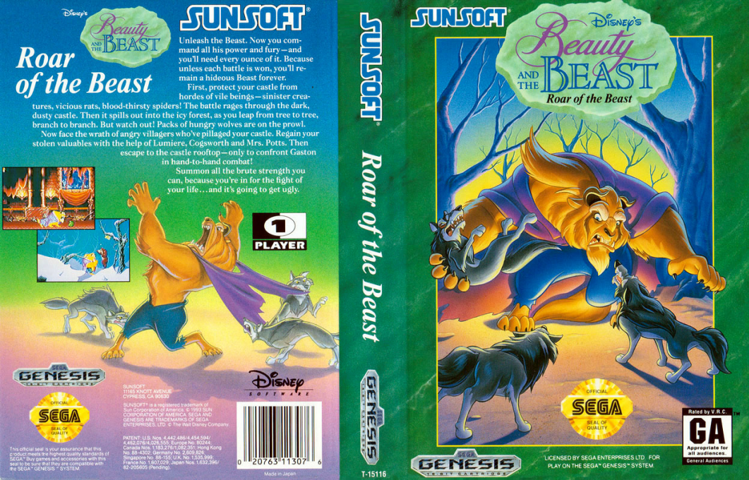 Beauty And The Beast - Roar Of The Beast — box-texture (US)