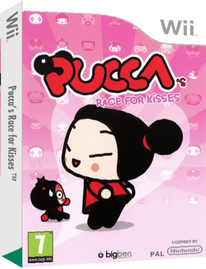 Pucca's Race for Kisses — box-3D (UK)