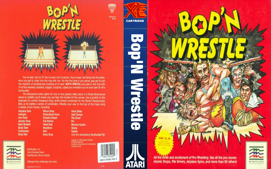 Bop 'n Wrestle — box-texture (US)